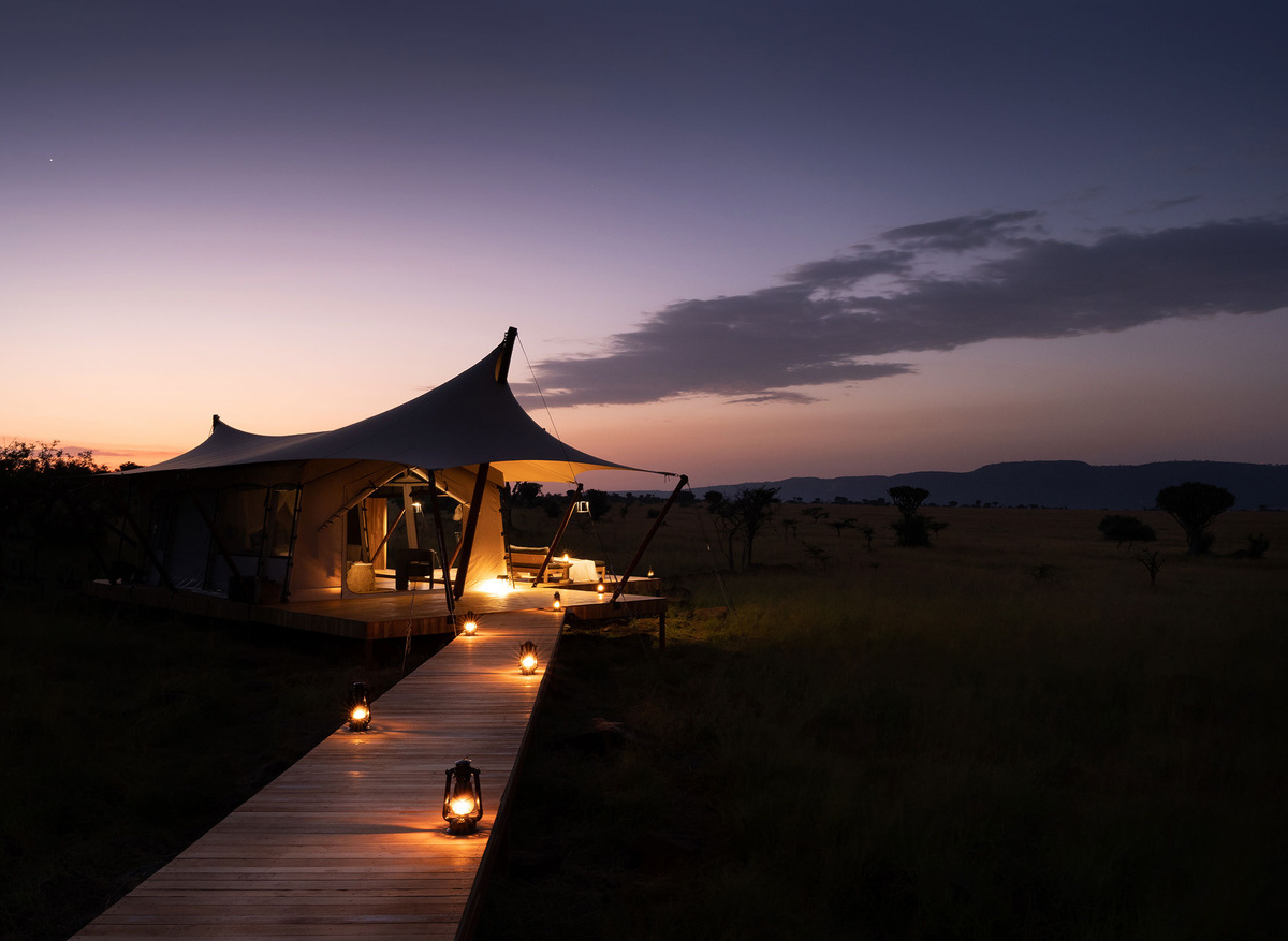 Sisini Serengeti, an intimate tented camp on the Serengeti plains