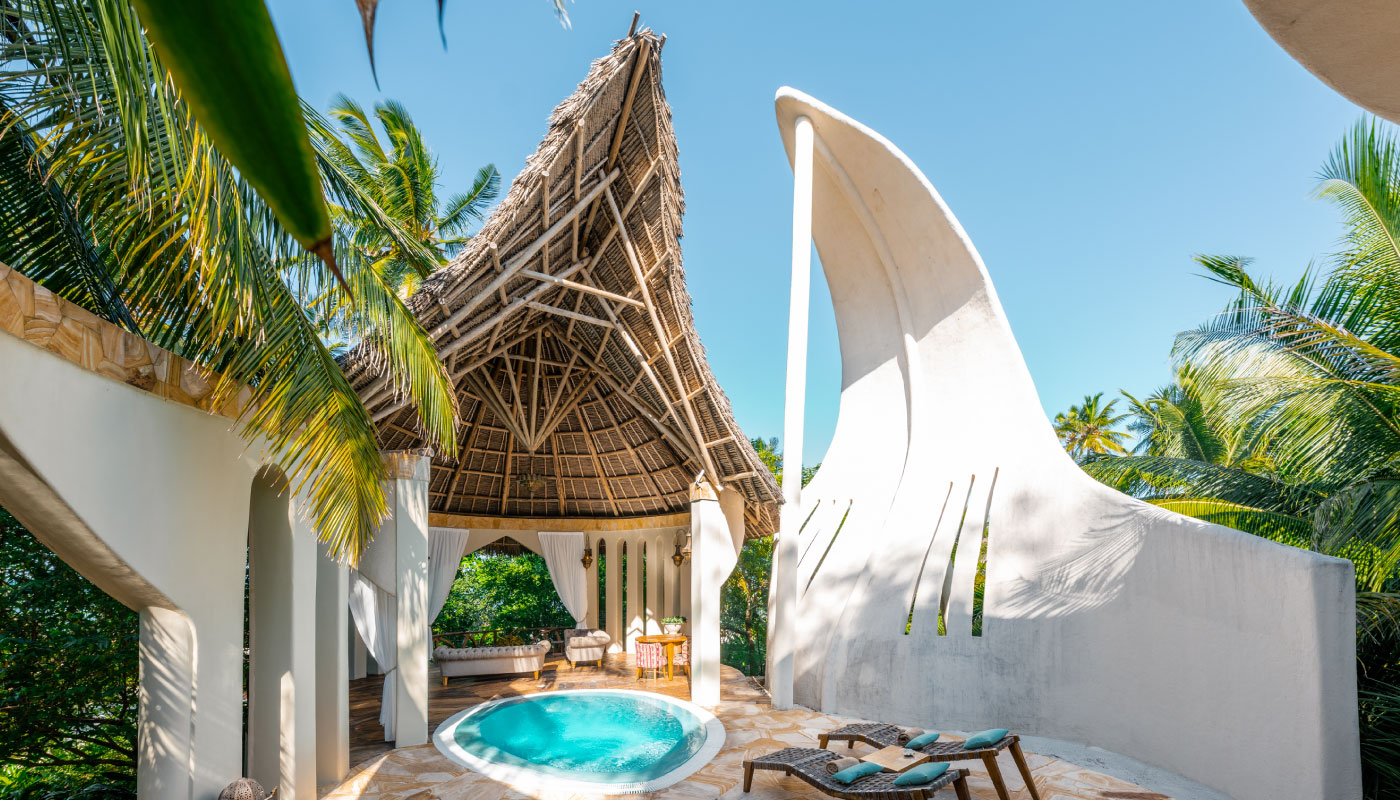 Xanadu Villas, adults only beach villas on the south east coast of Zanzibar