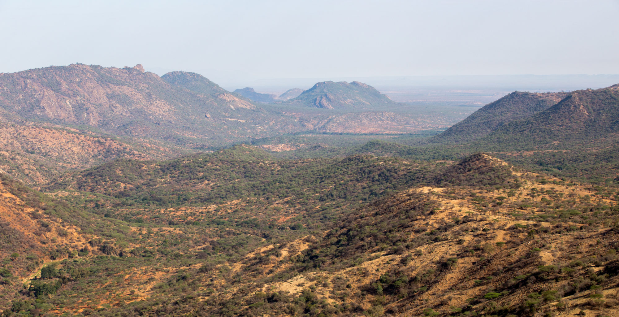 The Laikipia plateau in central Kenya, north west of Mount Kenya