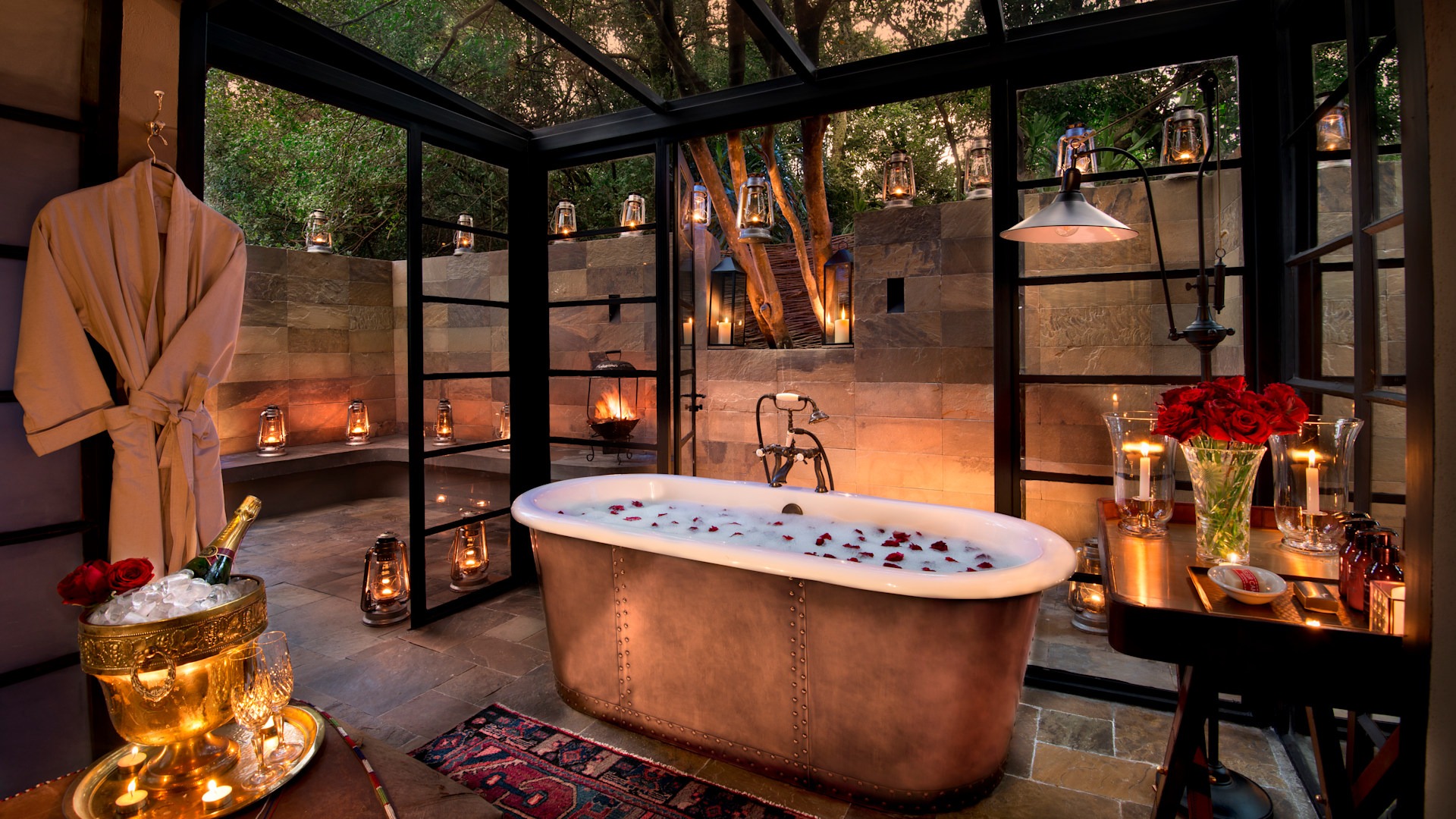 andBeyond Bateleur Camp classic tented suite at the foot of the Oloololo Escarpment, Masai Mara