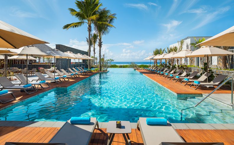Constance Iko Mauritius on the Mauritian coast